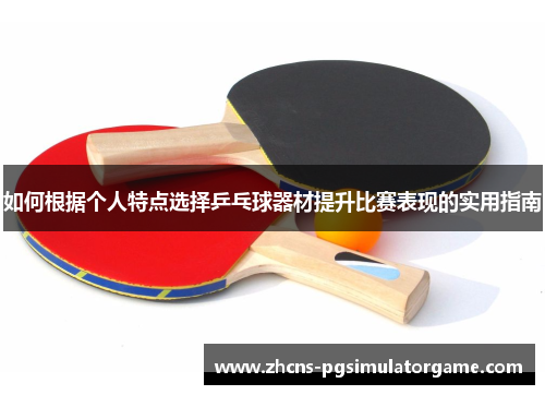 如何根据个人特点选择乒乓球器材提升比赛表现的实用指南