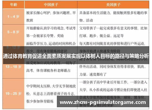 通过体育教育促进全面素质发展实现以体树人目标的路径与策略分析
